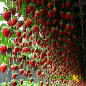 Клубника ампельная Анастасия купить по цене от 370р. в интернет-магазине «Посадика» с доставкой почтой в в Одинцовое и по всей России – [изображение №1].
